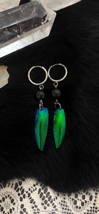Image 2 of Elytra Wing Earrings