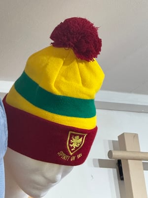 Image of Cymru  Wales   ‘Adre’  Custom Bobble Hat 