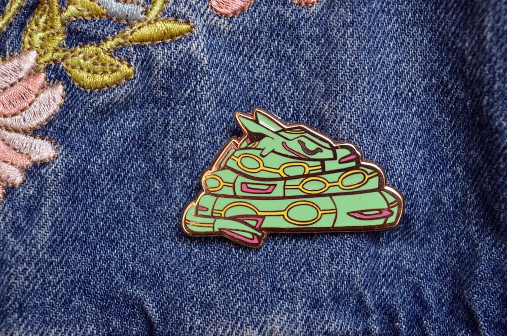 Image of PREORDER - Sleepy Rayquaza Pin