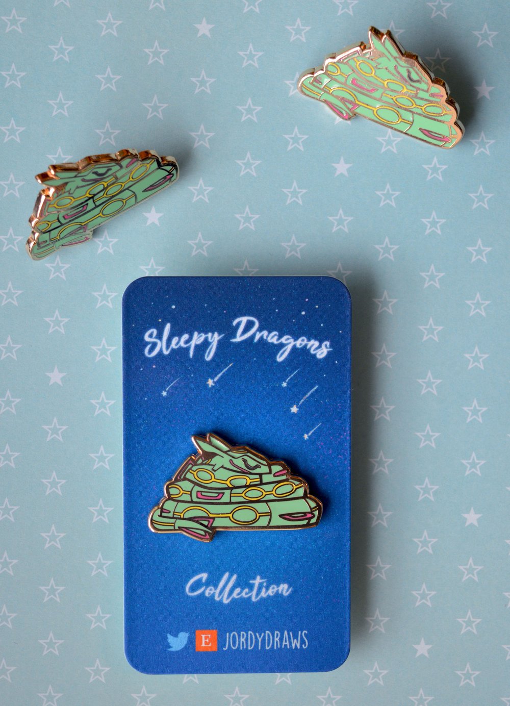 Image of PREORDER - Sleepy Rayquaza Pin