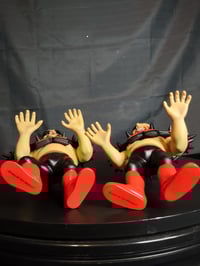 Image 5 of King Of Toy Road Warriors Hawk and Animal Red Shoulder Pads Version Set *USED* 