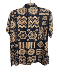 Image 2 of Passports Ethnic Print Button-up 