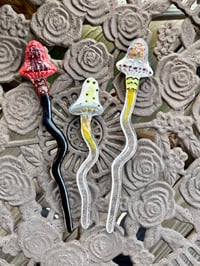 Image 2 of Mushroom Plant Stick Decorations