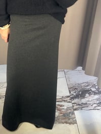 Image 2 of Winter Long Skirt Black 