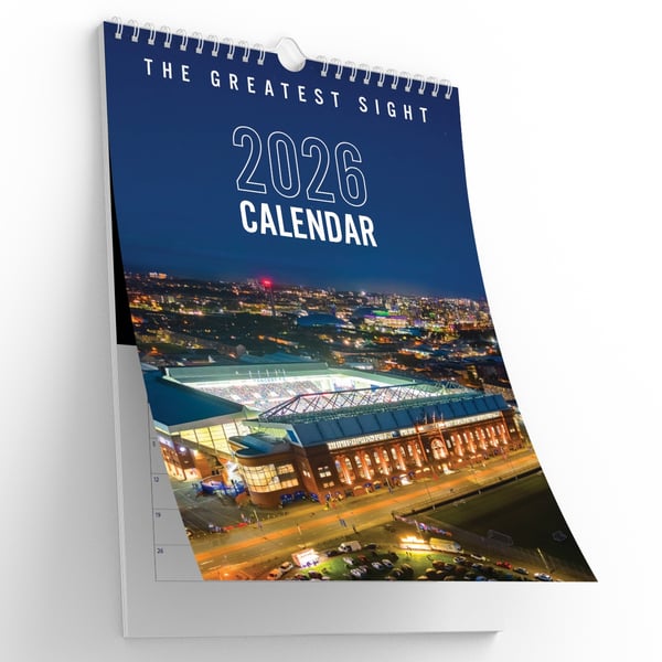 Image of 2026 Calendar for Rangers Fans