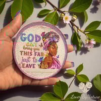 Image 2 of Handmade “God Didn’t Bring You This Far” Resin Coaster-Set of 2