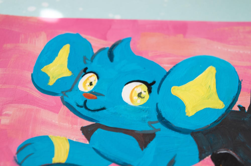 Image of Shinx Original Gouache Painting