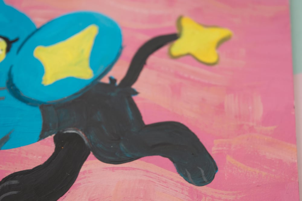 Image of Shinx Original Gouache Painting