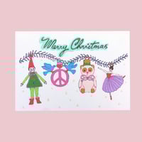 Image 3 of Tinsel Christmas Card Collection - Handmade with Eco Glitter