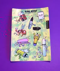 Image 1 of Zine Zone Sticker Sheet