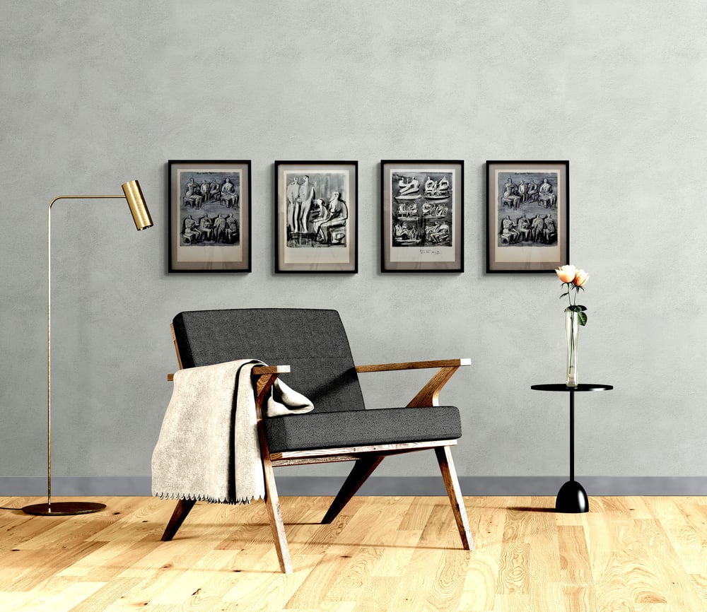 Image of henry moore / black white and grey series / 26/30