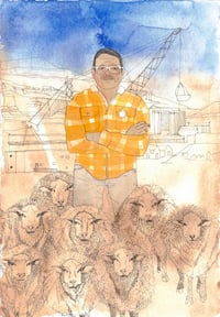 "Tony" (for Lea Thau's "The Hopefull Locals")