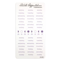 Image 6 of Typewriter Days (Days of the Week) Sticker Sheet (25-023)