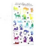 Image 2 of  Everyday is Caturday Sticker Sheet (25-006)