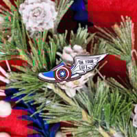 Image 1 of On Your Left Running Hero America Fantasy Pin