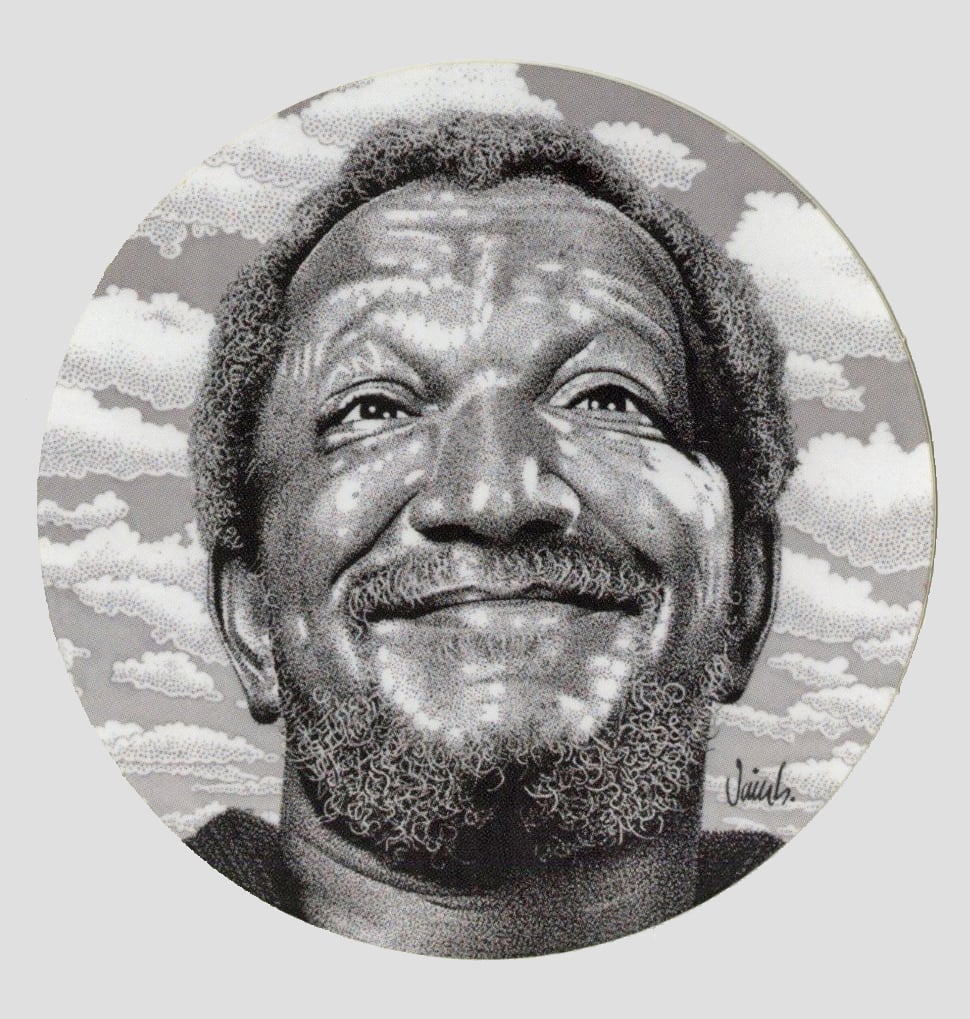 Image of REDD FOXX round sticker