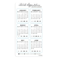 Image 1 of 2026 Monthly Calendar Sticker Sheets (25-026)