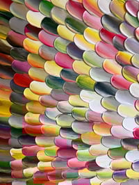 Image 2 of 'Aura solar 9' - 48x48", Commission for CATHERINE