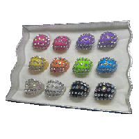Image 1 of blingy dome ring