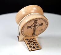 Image 4 of Celtic Cross Hard Maple yo-yo, #2025-271