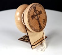 Image 5 of Celtic Cross Hard Maple yo-yo, #2025-271