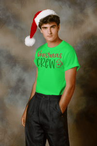 Image 3 of Christmas Crew Holiday Short-Sleeve T-Shirt