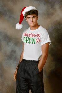 Image 4 of Christmas Crew Holiday Short-Sleeve T-Shirt