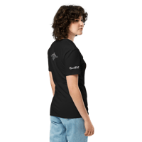 Image 5 of Smiling Mask Unisex premium Art t-shirt