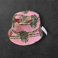Image 2 of Pink Palms Bucket Hat