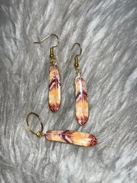 Image 2 of Earrings and Hair Charm Set