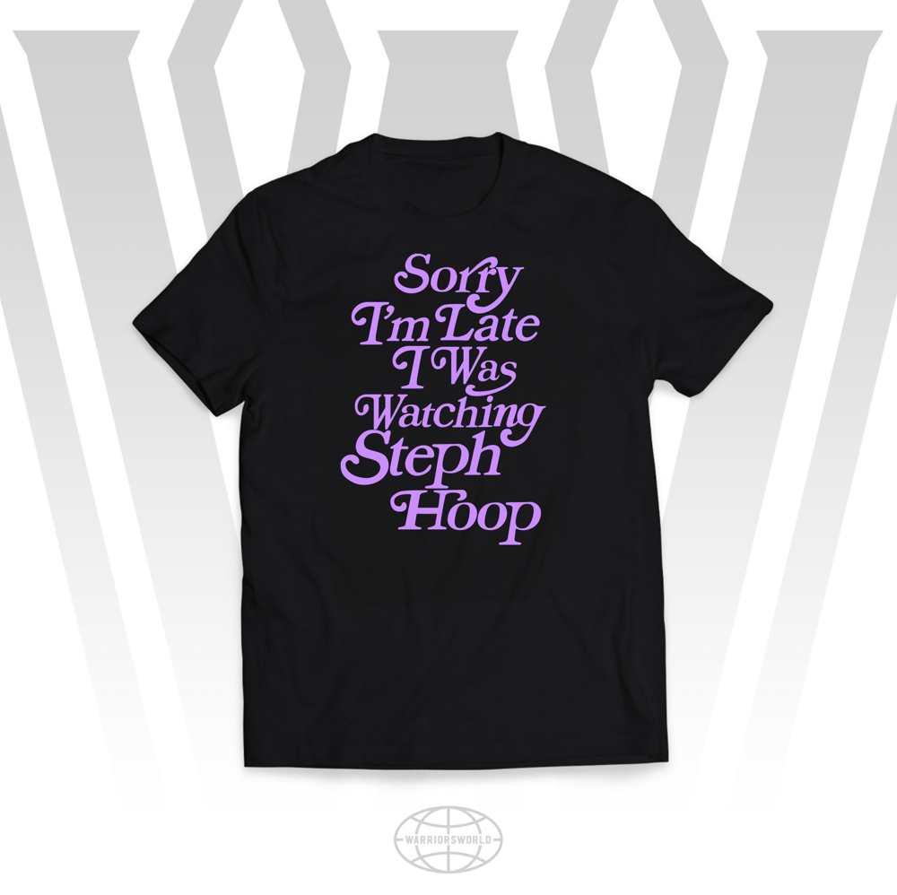 Sorry I’m Late… (Black/Purple SS)