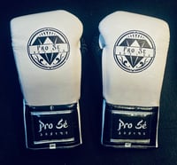 Image 1 of Pro Sé Gray Gradient Pro Fight Gloves