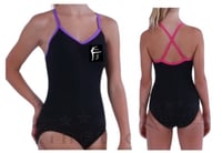 Purple or Pink binded leotard