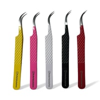 Image 1 of Curved Isolation Tweezers 