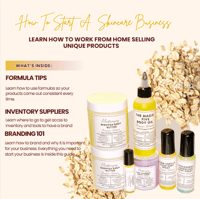 Digital Ebook- How To Start A Skincare Business From Home 
