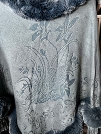 Image 12 of “Winter Luxe Faux Fur Fringe Poncho”