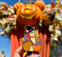 Image 1 of Spooky Dinah Fantasy pin 