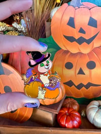 Image 2 of Spooky Dinah Fantasy pin 