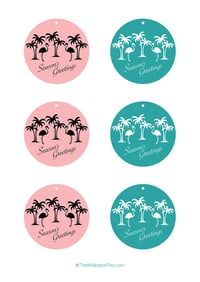 Image 5 of Printable Gift Tags - Season's Greetings