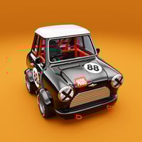 Image 3 of Custom Mini 3D Car Render