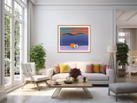 Image 3 of  Matthew Wong - Orange Twilight, Fine Art Giclee Print, Contemporary Art 