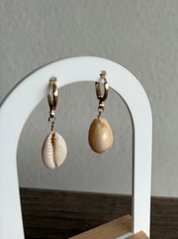 Image 2 of Cowrie Earrings 