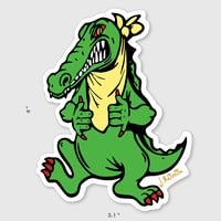 Image 3 of Alligator Shaka Sticker