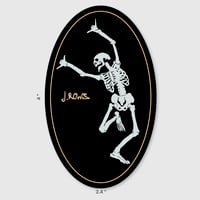 Image 3 of Dancing Skeleton Shaka Sticker