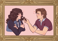 Image 1 of ✦ steddie flirting print ✦