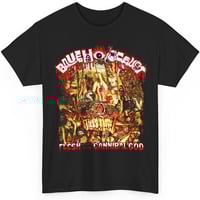 Blue Holocaust " Flesh For The Cannibal God " T Shirt