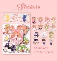 Image 6 of Cardcaptor Sakura Chibi  14 Pins + 2 Small Pins Full Set一💛💙💚❤️🧡
