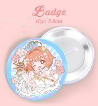 Image 9 of Cardcaptor Sakura Chibi  14 Pins + 2 Small Pins Full Set一💛💙💚❤️🧡