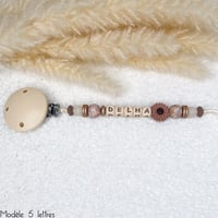 Image 3 of Attache tétine .. Bruny Paillette .. 