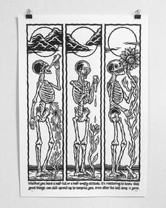 Image of ‘SKELETON’ A3 Print